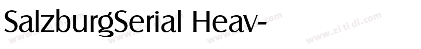 SalzburgSerial Heav字体转换 SalzburgSerial Heav字体转换